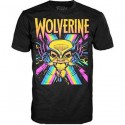 Figur Funko Pop and T-shirt Marvel Blacklight Wolverine Limited Edition Geneva Store Switzerland