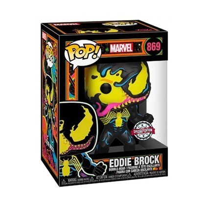 Figur Funko Pop Marvel Blacklight Venom Eddie Brock Limited Edition Geneva Store Switzerland