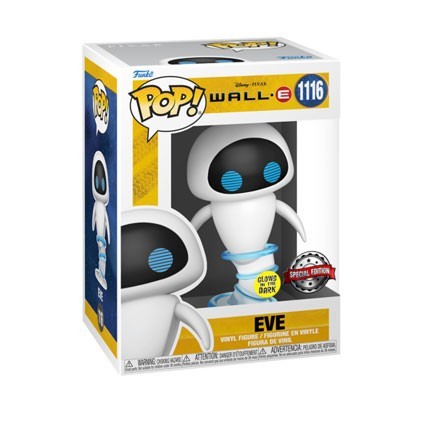 Figuren Funko Pop Phosphoreszierend Wall-E Eve Flying Limitierte Auflage Genf Shop Schweiz