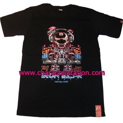 Figuren T-shirt Iron Bear DJ Limitierte Auflage Genf Shop Schweiz