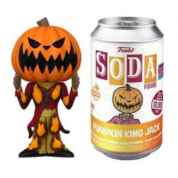 Funko Vinyl Soda NYCC 2021 Phosphorescent L'Etrange Noël de Mr Jack Pumpkin King Jack Chase Edition Limité (International)