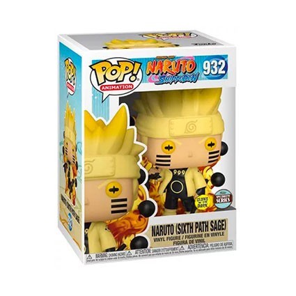 Figurine Funko Pop Phosphorescent Naruto Shippuden Naruto Six Path Sage Edition Limitée Boutique Geneve Suisse