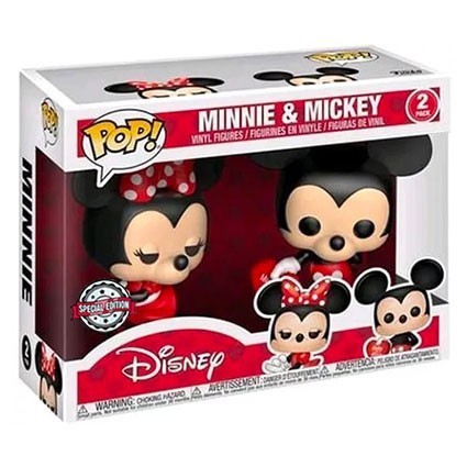 Figurine Pop Disney Mickey et Minnie Valentine Edition Limitée Funko Boutique Geneve Suisse