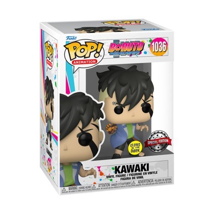 Figurine Funko Pop Phosphorescent Boruto Naruto Next Generations Kawaki Edition Limitée Boutique Geneve Suisse