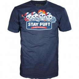 Figurine Funko Pop Phosphorescent et T-shirt SOS Fantômes L'Héritage Stay Puft Quality Marshmallows Edition Limitée Boutique ...