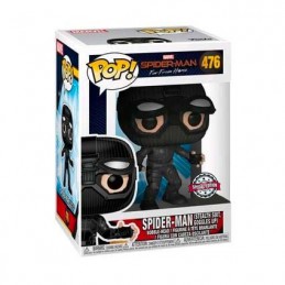 Pop Spider-Man Far From Home Spider-Man in Stealth Suit with Goggles Up Edition Limitée