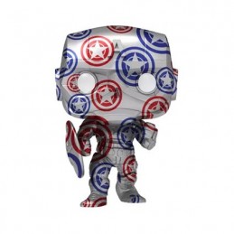 Figurine Funko Pop Artist Series Captain America avec Boite de Protection Acrylique Edition Limitée Boutique Geneve Suisse