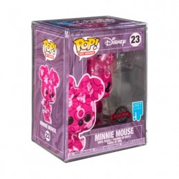 Figur Funko Pop Artist Series Minnie Mouse with Hard Acrylic Protector Limited Edition Geneva Store Switzerland