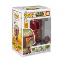 Figurine Funko Pop Chrome Star Wars The Book of Boba Fett Boba Fett Rouge Shadow Edition Limitée Boutique Geneve Suisse