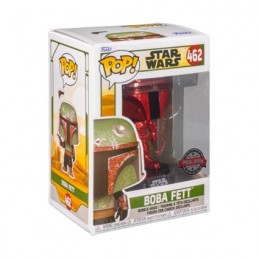 Figuren Funko Pop Chrome Star Wars The Book of Boba Fett Boba Fett Rot Limitierte Auflage Genf Shop Schweiz