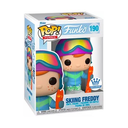 Figur Funko Pop Skiing Freddy Funko Limited Edition Geneva Store Switzerland