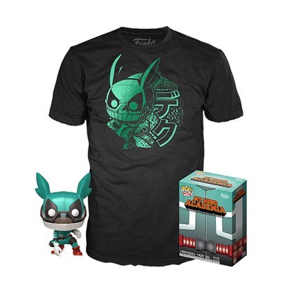 Figurine Funko Pop et T-shirt My Hero Academia Deku Edition Limitée Boutique Geneve Suisse