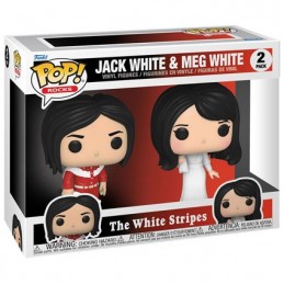 Figurine Pop Rocks The White Stripes Jack White et Meg White 2-Pack Funko Boutique Geneve Suisse