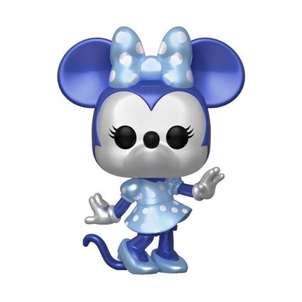 Figur Funko Pop Metallic Disney Make a Wish 2022 Minnie Mouse Geneva Store Switzerland