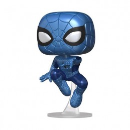 Figur Funko Pop Metallic Marvel Make a Wish 2022 Spider-Man Geneva Store Switzerland