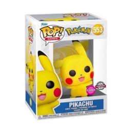 Pop Flocked Pokemon Pikachu Waving Limited Edition