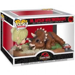 Figurine Funko Pop Movie Moments Jurassic Park Dr. Sattler with Triceratops Edition Limitée Boutique Geneve Suisse