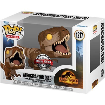 Figurine Funko Pop Jurassic World 3 Dominion Atrociraptor Red Edition Limitée Boutique Geneve Suisse