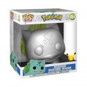 Figurine Funko Pop 25 cm Métallique Argenté 25ème Anniversaire Pokemon Bulbizarre (Bulbasaur) Edition Limitée Boutique Geneve...