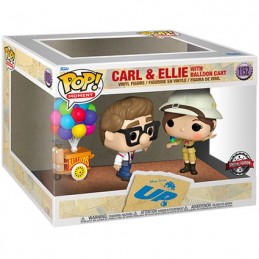 Figur Pop Movie Moments Up Carl and Ellie with Balloon Cart 2-Pack Limited Edition Funko Geneva Store Switzerland