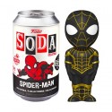 Funko Vinyl Soda Métallique Marvel Spider-man Costume Noir et Or Chase Edition Limitée