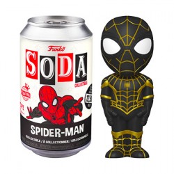 Figuren Funko Vinyl Soda Metallisch Marvel Spiderman Schwarz und Gold Kostüm Chase Limitierte Auflage (International) Funko G...
