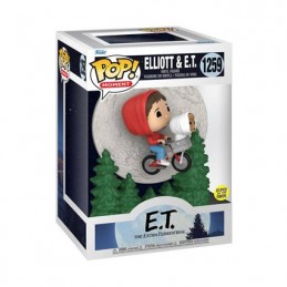 Figur Funko Pop Glow in the Dark Movie Moment E.T. the Extra-Terrestrial Elliot and ET Flying Geneva Store Switzerland
