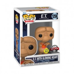Figur Pop Glow in the Dark E.T. the Extra-Terrestrial E.T. Glow Heart Limited Edition Funko Geneva Store Switzerland