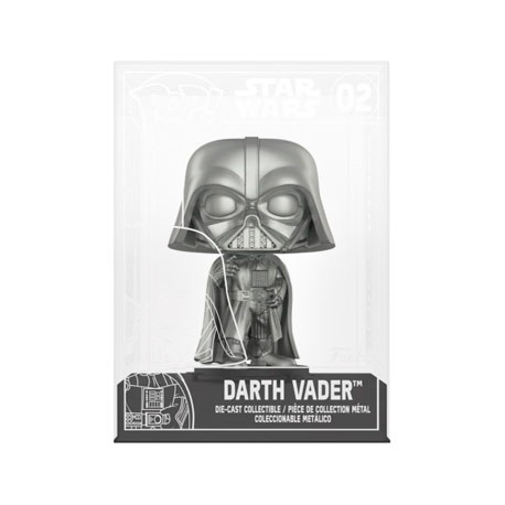 Figurine Funko Pop Diecast Metal Star Wars Darth Vader Chase Edition Limitée Boutique Geneve Suisse