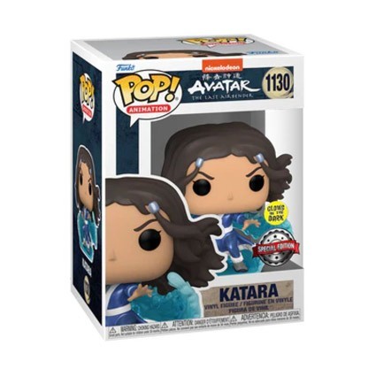 Figurine Pop Phosphorescent Métallique Avatar the Last Airbender Katara Edition Limitée Funko Boutique Geneve Suisse
