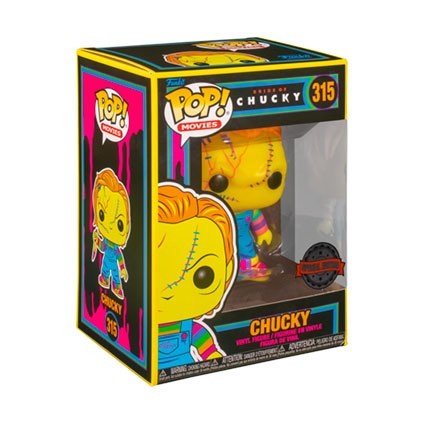 Figurine Funko Pop Black Light Child's Play 4 Bride of Chucky Chucky Edition Limitée Boutique Geneve Suisse
