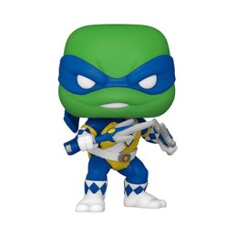 Figuren Funko Pop SDCC 2022 Power Rangers x Teenage Mutant Ninja Turtles Leonardo wie BlauRanger Genf Shop Schweiz