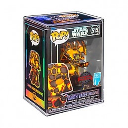 Figurine Pop Artist Series Star Wars Darth Vader Mustafar avec Boîte de Protection Acrylique Edition Limitée Funko Boutique G...
