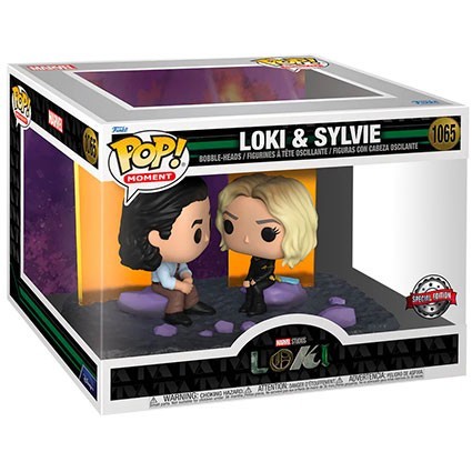 Figur Funko Pop Movie Moment Loki TV Loki and Sylvie 2-Pack Limited Edition Geneva Store Switzerland