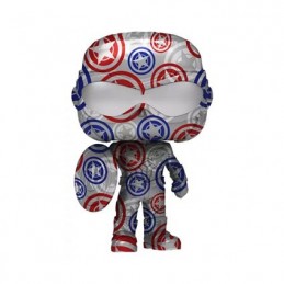 Figur Funko Pop Artist Series Captain America Hard Acrylic Protector Limited Edition Geneva Store Switzerland