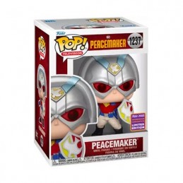Figur Pop WC2022 DC Comics Peacemaker with Shield Limited Edition Funko Geneva Store Switzerland