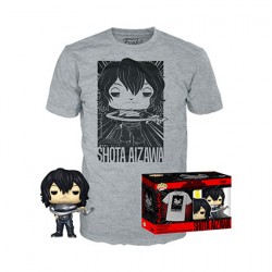 Figurine Pop Métallique et T-Shirt My Hero Academia Shota Aizawa Edition Limitée Funko Boutique Geneve Suisse