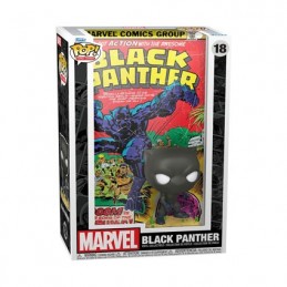 Pop Comic Cover Marvel Black Panther avec Boîte de Protection Acrylique