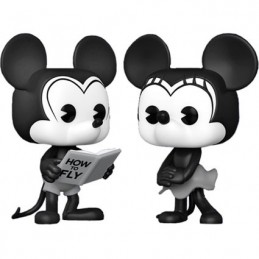 Figur Pop Disney Plane Crazy Mickey and Minnie Mouse 2-Pack Limited Edition Funko Geneva Store Switzerland