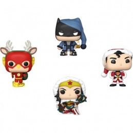 Figurine Funko Pop Pocket DC Comics Holiday 2022 Box Sapin de Noël 4-Pack Boutique Geneve Suisse