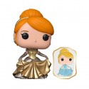 Figur Funko Pop Gold Ultimate Disney Princess Cinderella with Pin Limited Edition Geneva Store Switzerland