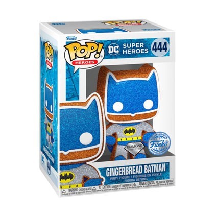 Figurine Funko Pop Diamond DC Super Heroes Gingerbread Batman Edition Limitée Boutique Geneve Suisse