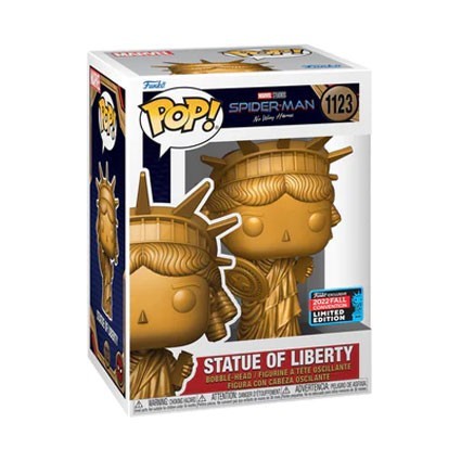 Figur Funko Pop Fall Convention 2022 Marvel Spider-Man No Way Home Statue Of Liberty Limited Edition Geneva Store Switzerland
