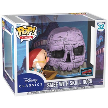 Figurine Funko Pop Town Fall Convention 2022 Disney Classics Peter Pan Smee avec Skull Rock Edition Limitée Boutique Geneve S...