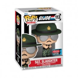 Figurine Funko Pop Fall Convention 2022 G.I. Joe Sergeant Slaughter Edition Limitée Boutique Geneve Suisse