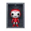 Figur Funko Pop Deluxe Iron Man Hall of Armor Model 8 Silver Centurion Limited Edition Geneva Store Switzerland