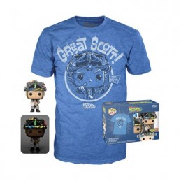 Figur Funko Pop Glow in the Dark and T-Shirt Back to the Futur Doc with Helmet Limited Edition Geneva Store Switzerland