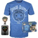 Figuren Funko Pop Phoshoreszierend und T-Shirt Zurück in die Zukunft Doc mit Helm Limitierte Auflage Genf Shop Schweiz