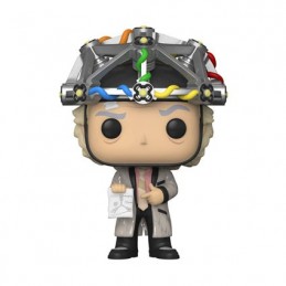 Figurine Funko Pop Phosphorescent et T-Shirt Retour vers le Futur Doc avec Casque Edition Limitée Boutique Geneve Suisse