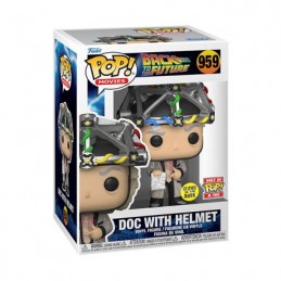 Figur Pop Glow in the Dark Back to the Futur Doc with Helmet Funko Geneva Store Switzerland